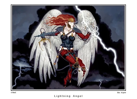 Lightning Angel (signed) by rk post from Apocalypse