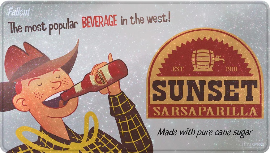 Fallout - Sunset Sarsaparilla （Foil / 箱無し）プレイマット（ステッチ）
