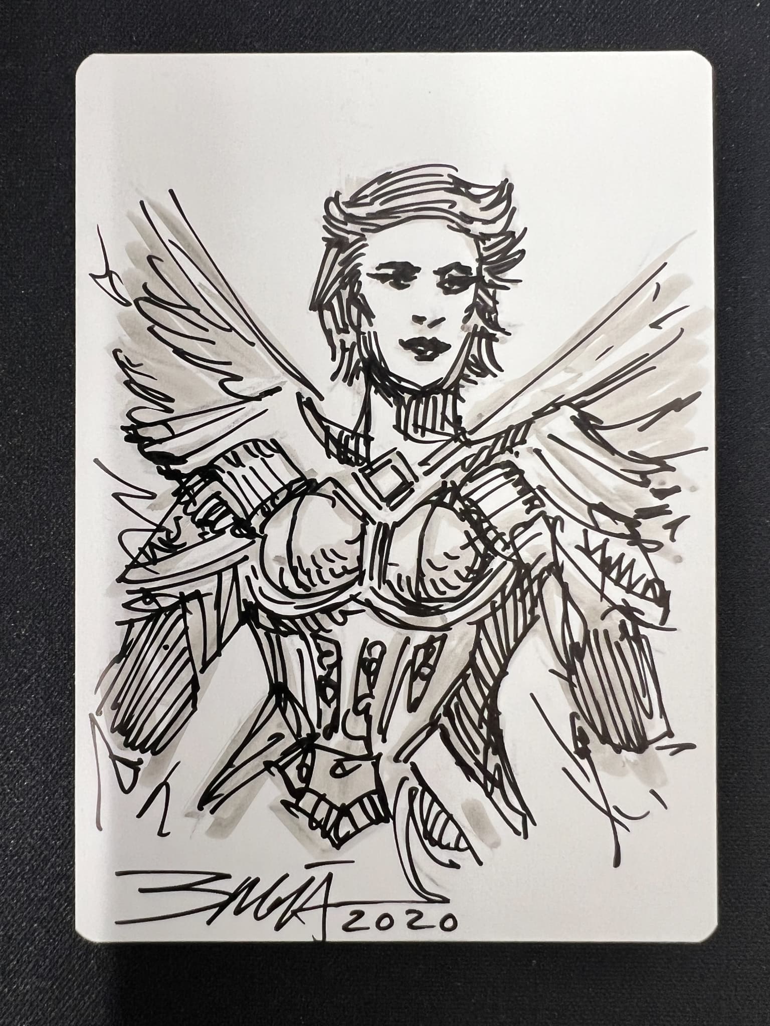 Volkan Baǵaアーティストプルーフ // 《輝かしい天使/Resplendent Angel》