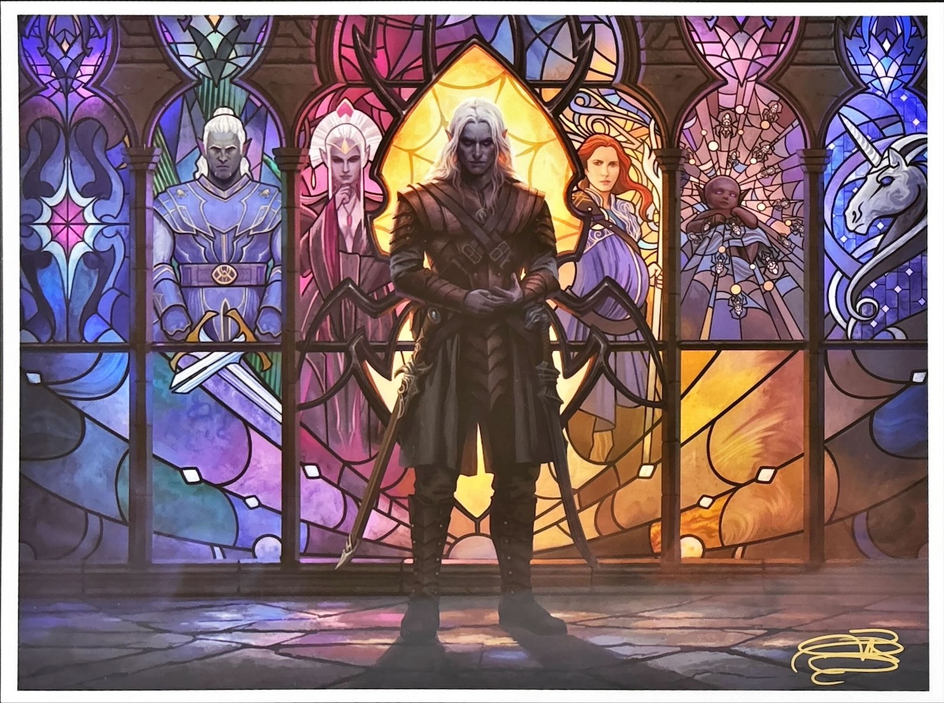 The Legend of Drizzt /Not Magic Art（サイン入り）（Magali Villeneuve）（）