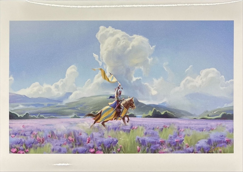 Knight on a Meadow /not Magic art (サイン入り) (Eelis Kyttanen)（）