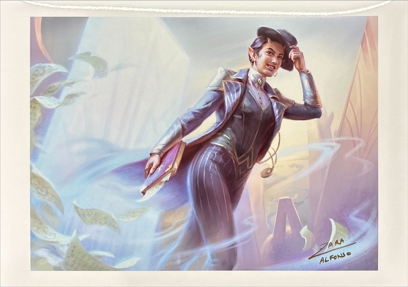 とんずら（サイン入り）（Zara Alfonso）ニューカペナの街角より