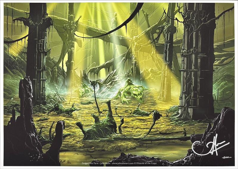 ゴルガリの腐敗農場（サイン入り）（John Avon）ラヴニカ：ギルドの都より
