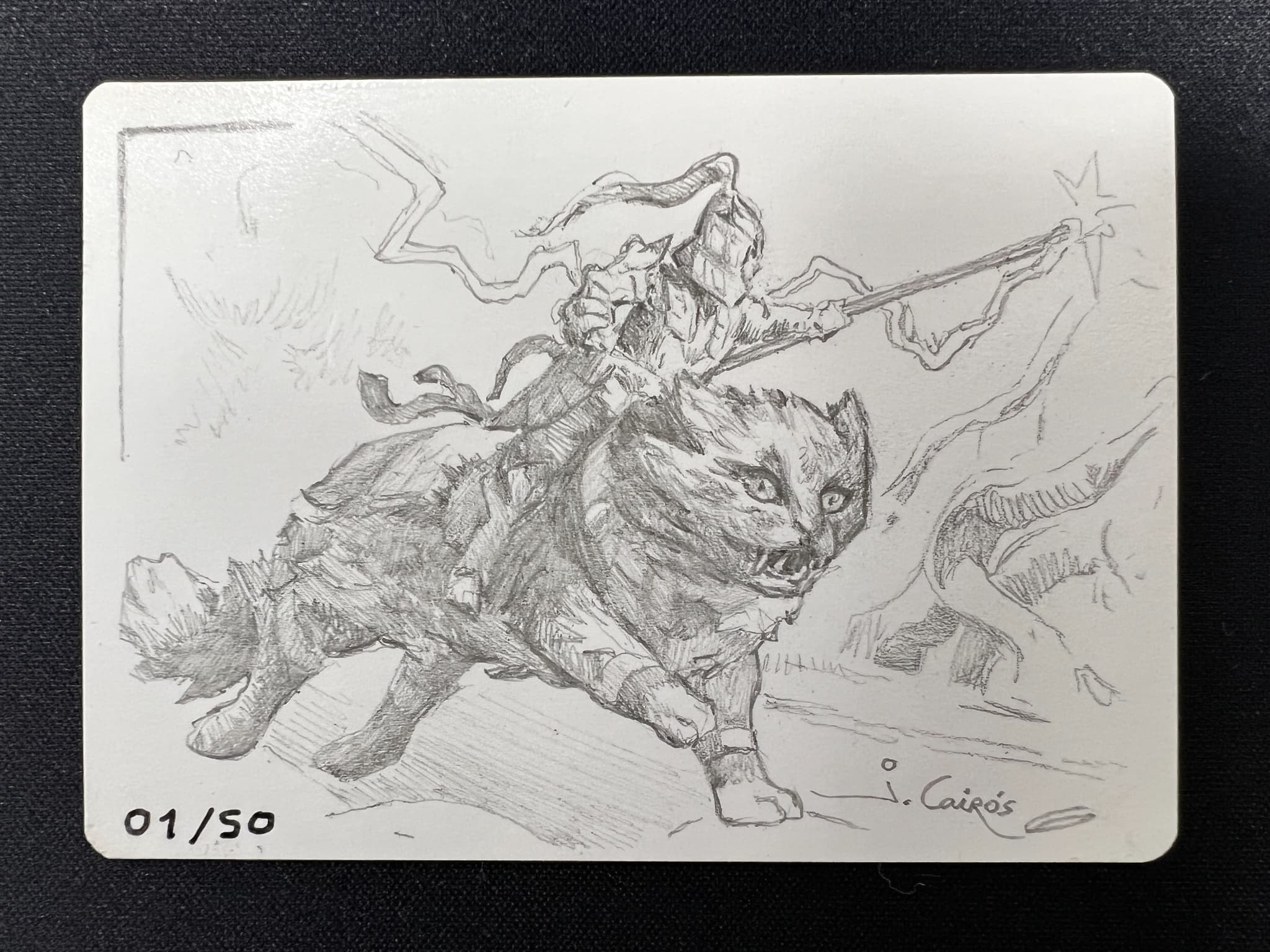 Joshua Cairosアーティストプルーフ // 《総攻撃/All-Out Assault》