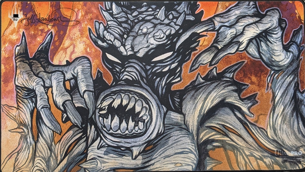 Dauthi Horror (limited edition) Playmat (Signed) (Stitched Edge)