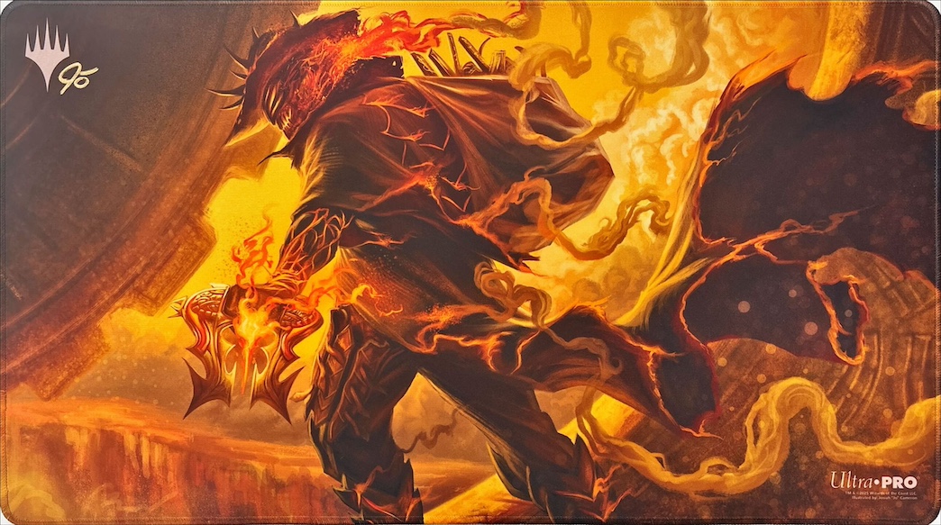 気前のいい略取者プレイマット（サイン入り）（ステッチ）（拡張アート）