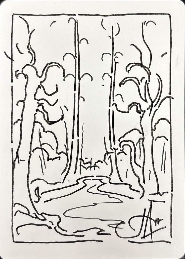 John Avonアーティストプルーフ // 《沼/Swamp》