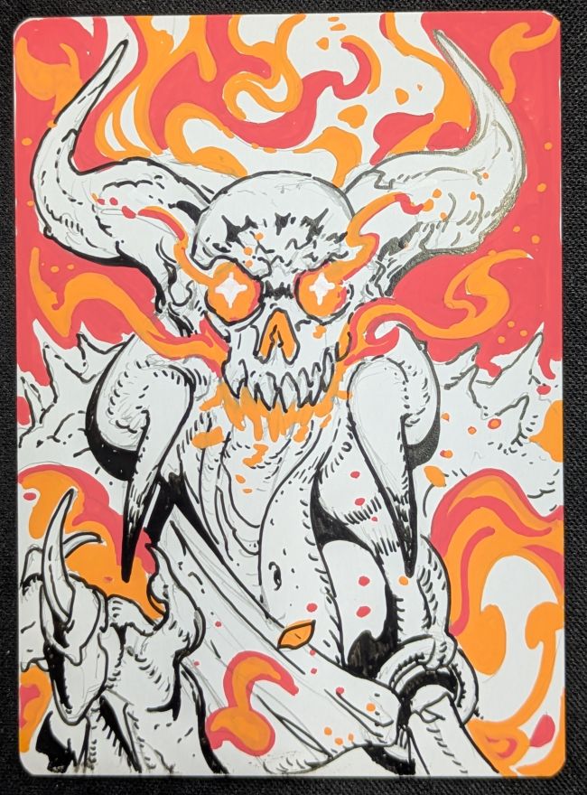 Alex Dos Diaz Artist Proof // Phlage, Titan of Fire's Fury