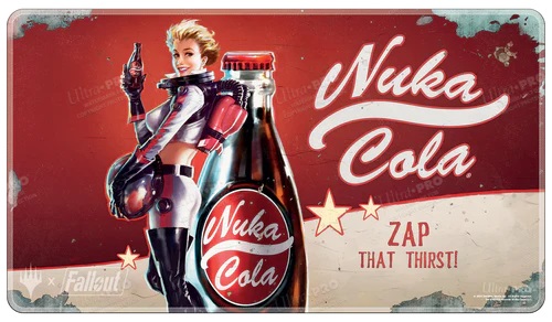 Fallout® Nuka-Cola Pinup Holofoil Playmat (Stitched Edge)