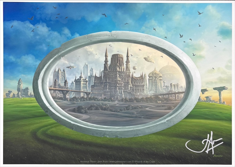 祖先の幻視（サイン入り）（John Avon）アイコニックマスターズより