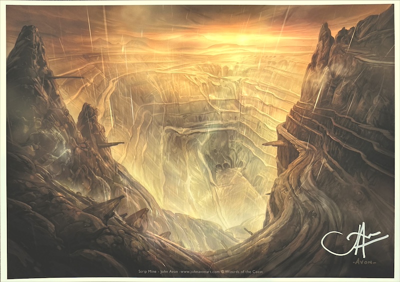 露天鉱床（サイン入り）（John Avon）From the Vault: Exiledより