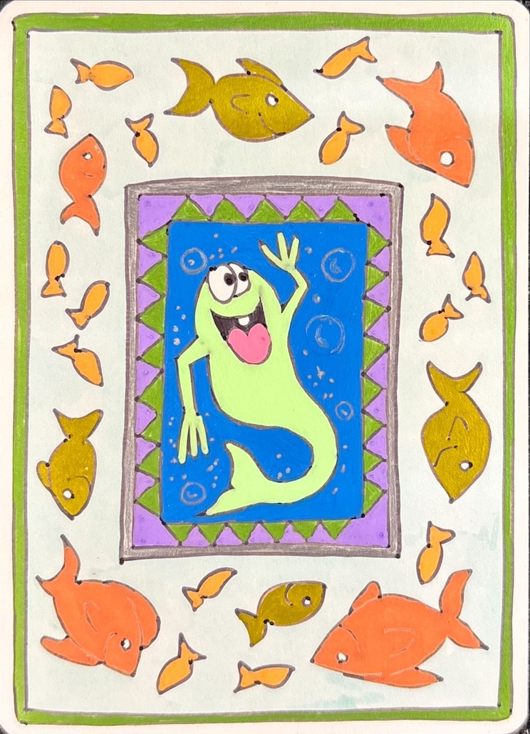 Amy Weberアーティストプルーフ // 《海の歌姫/Seasinger》