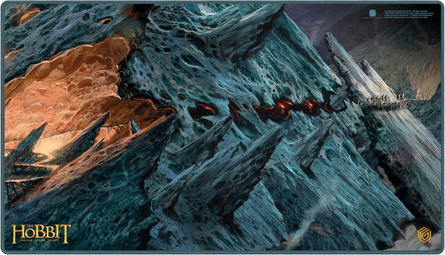 HOBBIT Goblin Town Playmat (Stitched Edge)