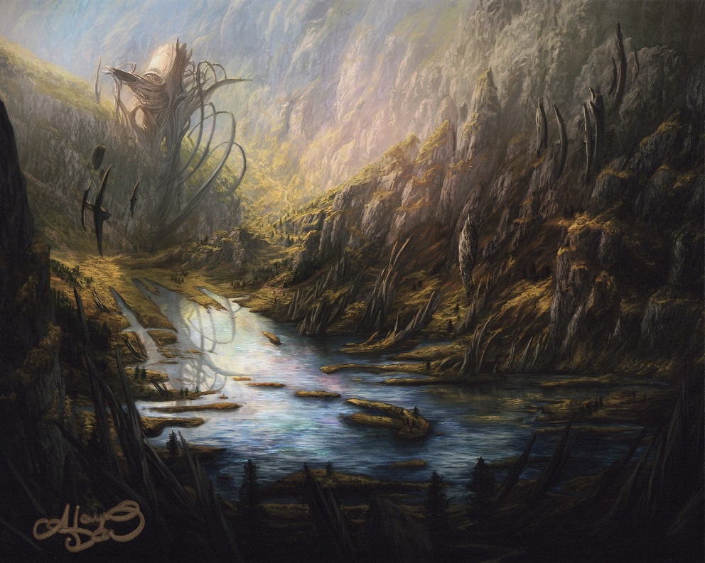 Reflecting Pool (Signed) by Alayna Danner from Commander Legends: Battle for Baldur's Gate