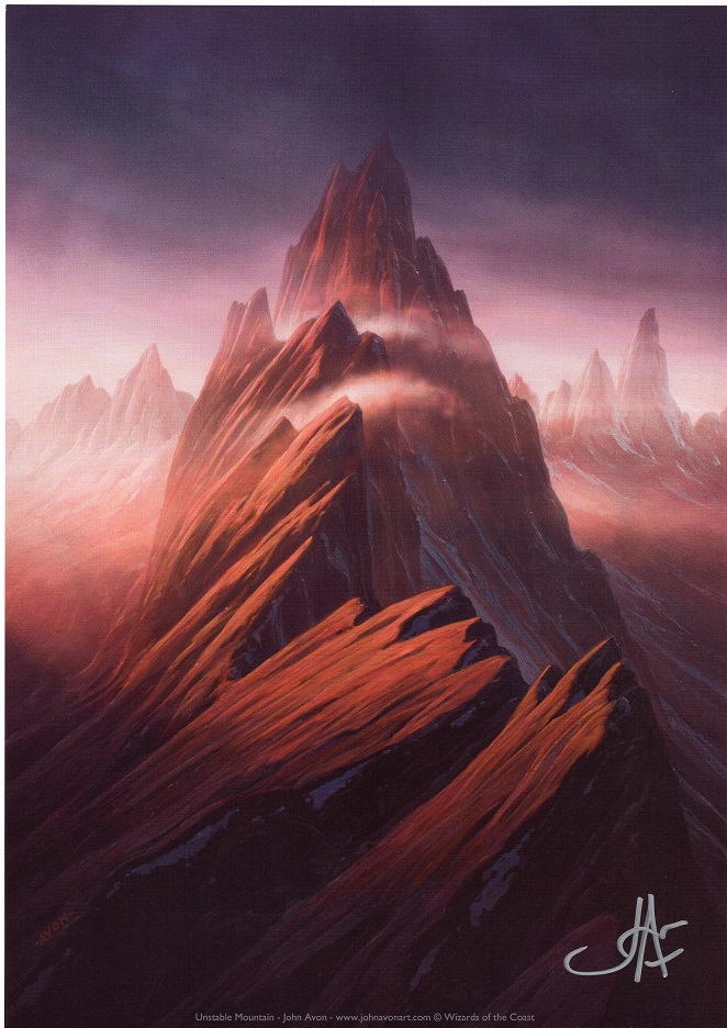 Mountain (Signed) by John Avon from Unstable