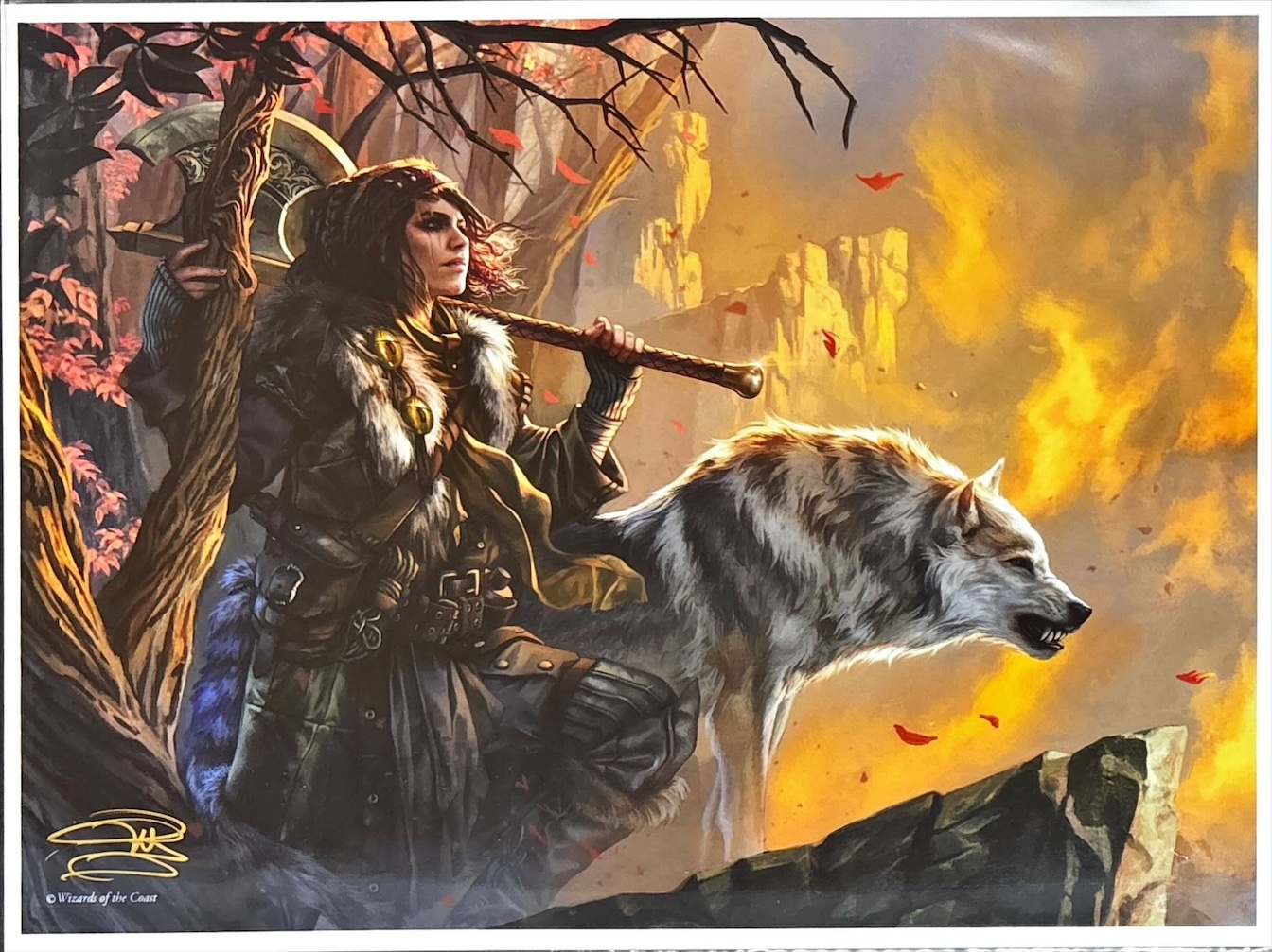 高原の狩りの達人（サイン入り）（Magali Villeneuve）From the Vault: Transformより