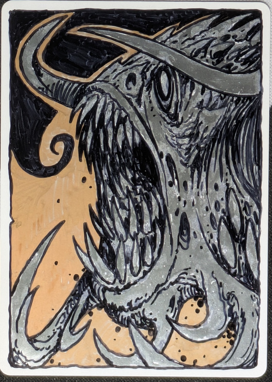 Filip Burburan Artist Proof // Tarmogoyf