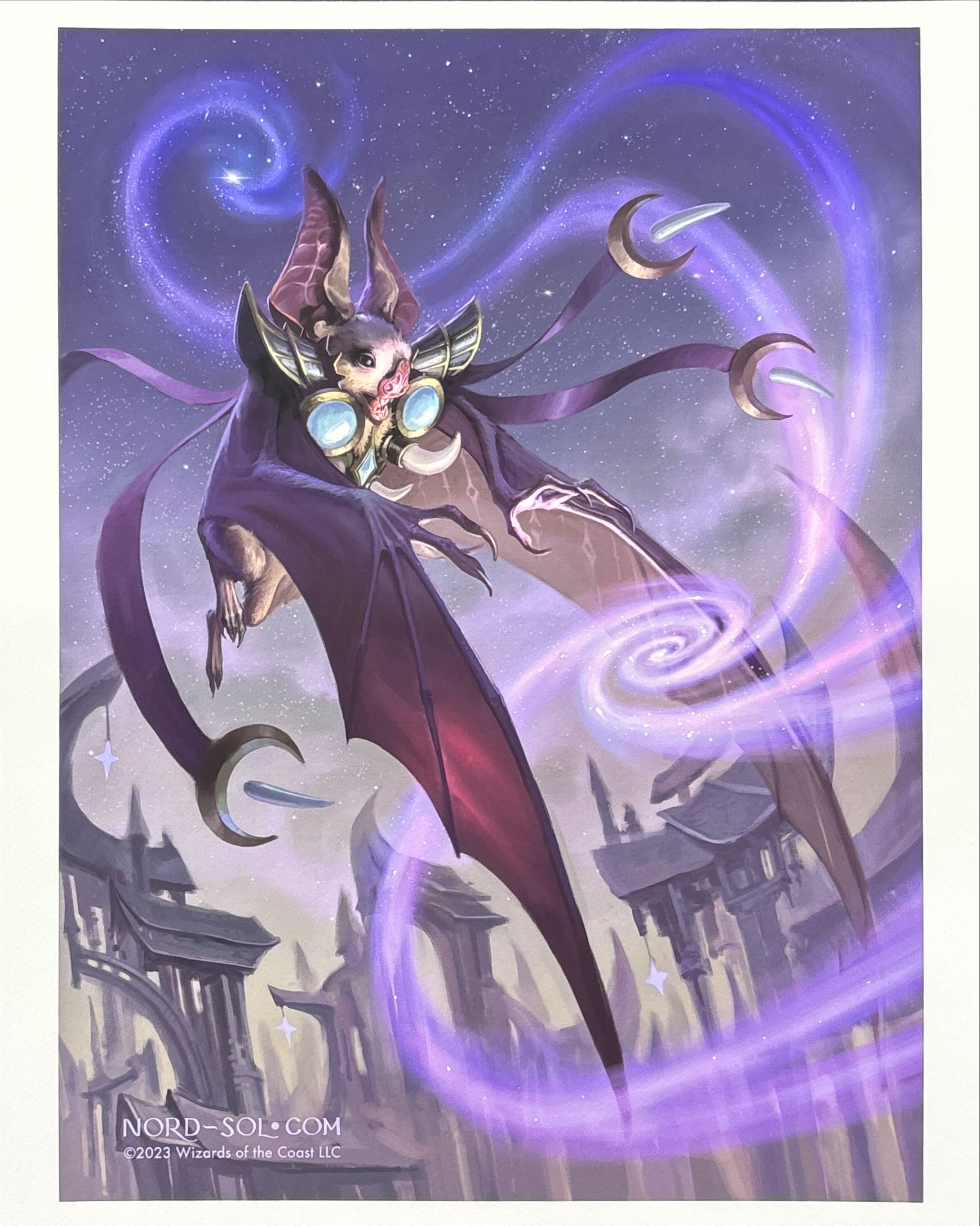 Darkstar Augur Token by Irina Nordsol from Bloomburrow by 