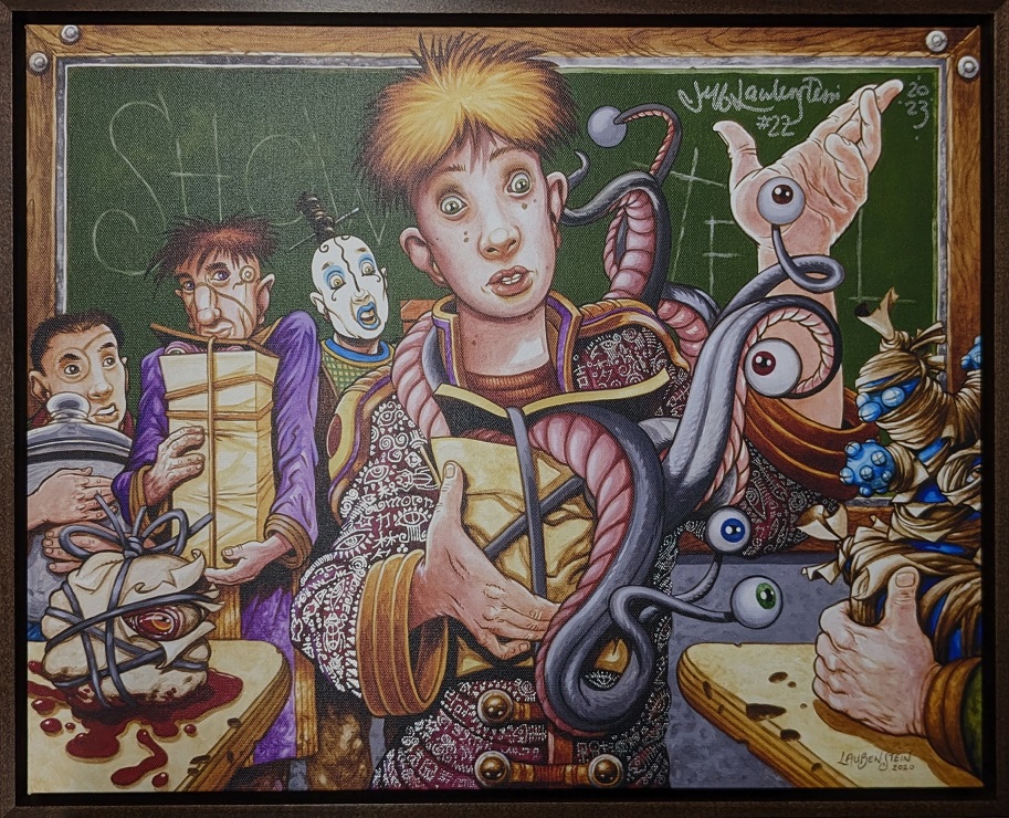 Show and Tell (Limited canvas print (minor scratches on frame)) by Jeff Laubenstein from Urza's Saga