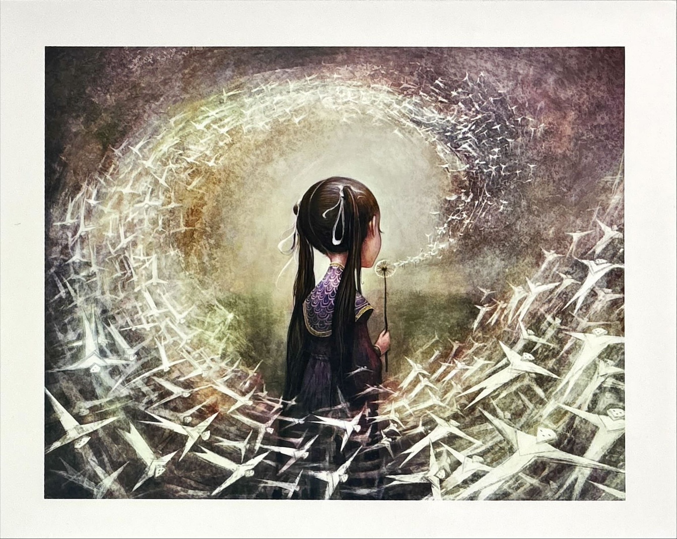 Seb McKinnon アーティストプルーフ 告別/Farewell 1/6) Here's the first sketch I submitted for my latest MtG card