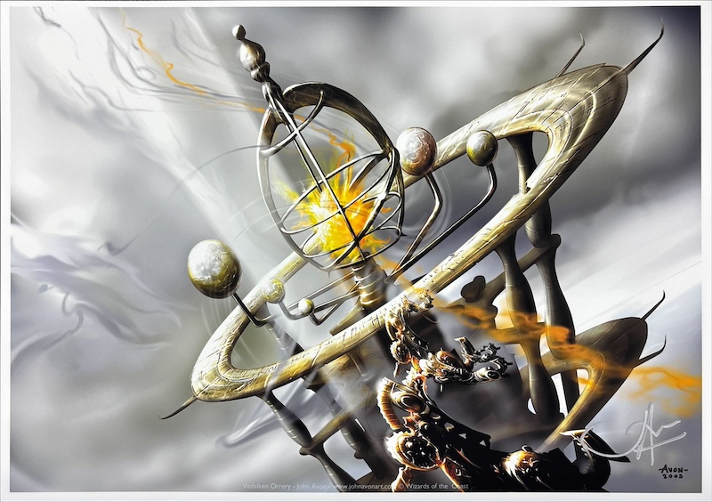 ヴィダルケンの宇宙儀（サイン入り）（John Avon）フィフス・ドーンより