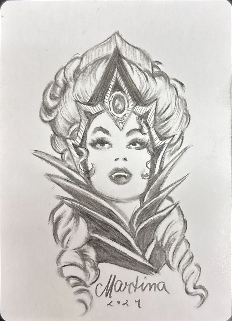 Martina Fačkováアーティストプルーフ // 《ヴォルダーレンの刺剣士/Voldaren Stinger》