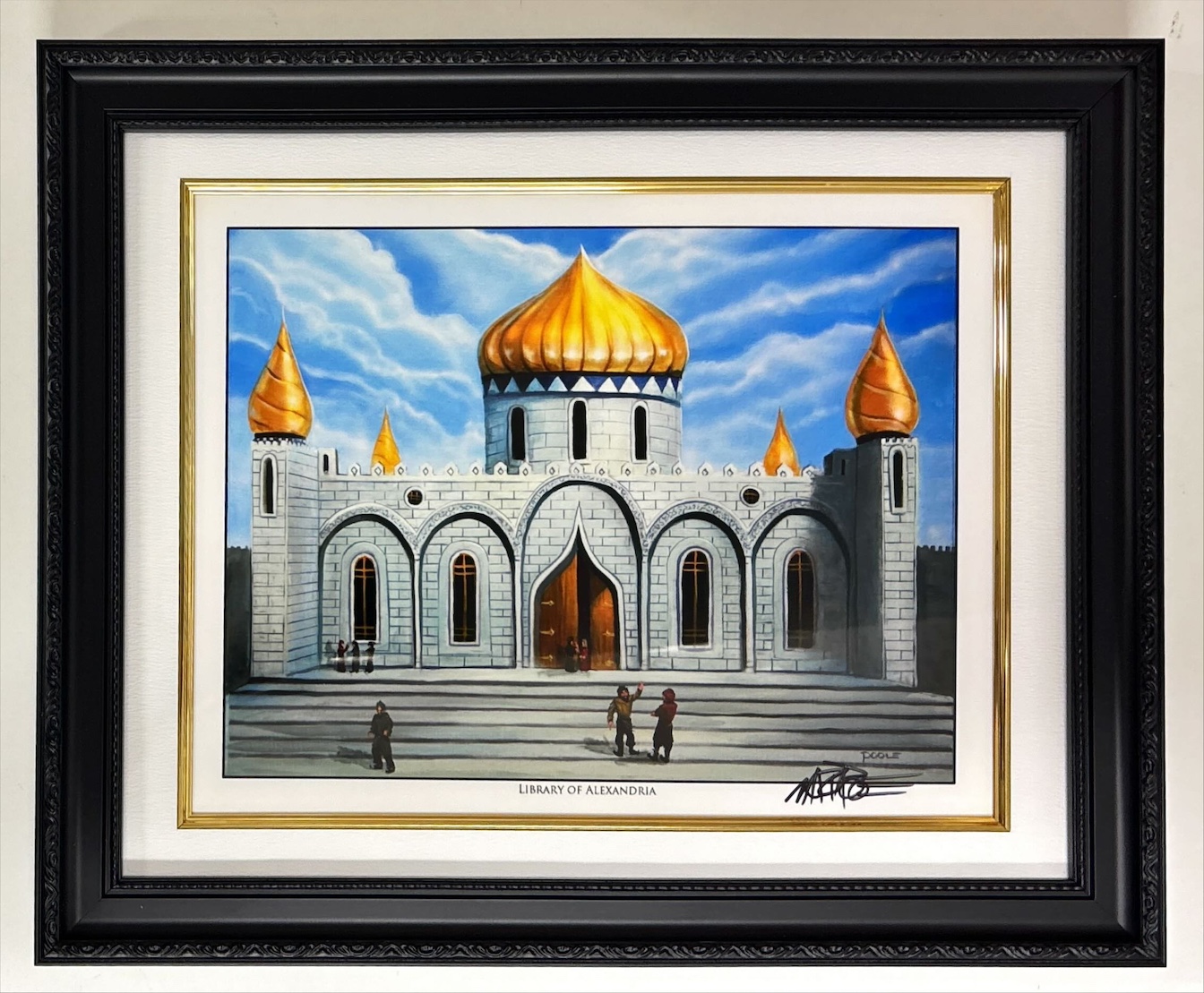 Library of Alexandria（サイン入り）（Mark Poole）アラビアン・ナイトより