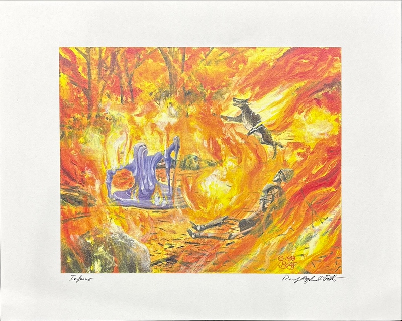 Inferno (Signed) by Randy Asplund-Faith from The Dark