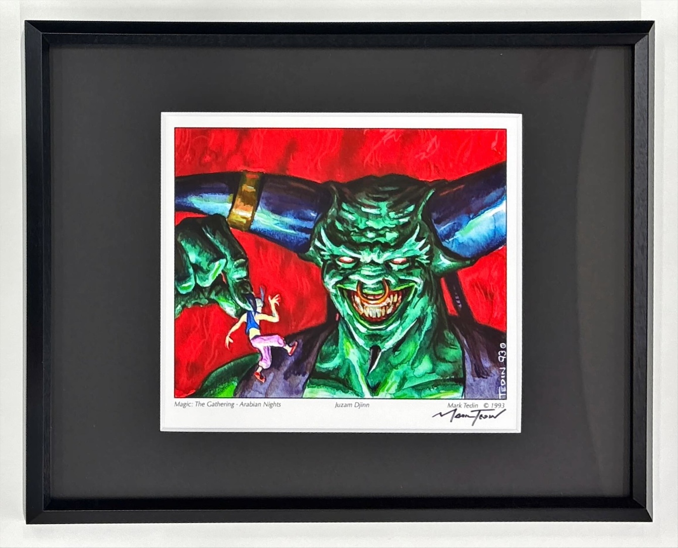 Juzám Djinn（サイン入り）（Mark Tedin）アラビアン・ナイトより