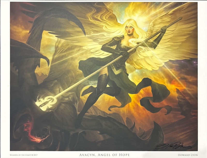 Avacyn, Angel of Hope (Signed) by Howard Lyon from Judge Foils