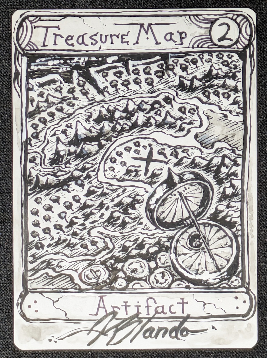  Artist Proof // Treasure Map // Treasure Cove