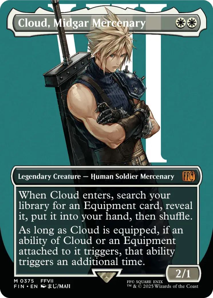 SeeDの傭兵、スコール スタンダードショーダウン プロモ Foil】□ボーダーレス□《SeeDの傭兵、スコール/Squall, SeeD