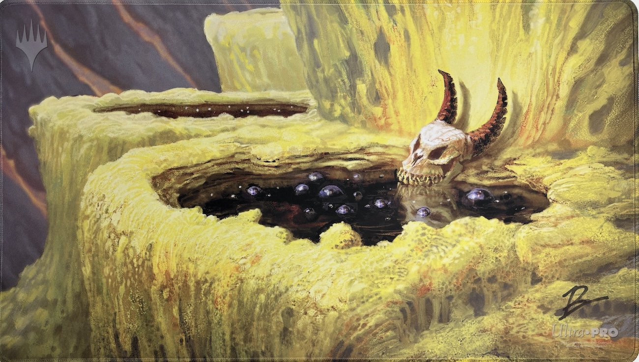 Sulfurous Springs Playmat (Signed) (Stitched Edge)
