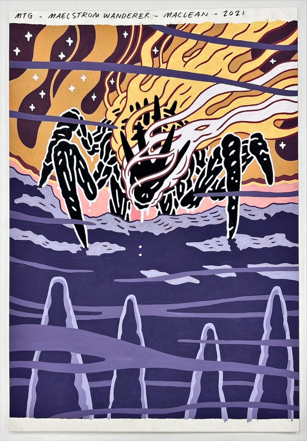 大渦の放浪者（Andrew MacLean）Secret Lair Drop Seriesより（）