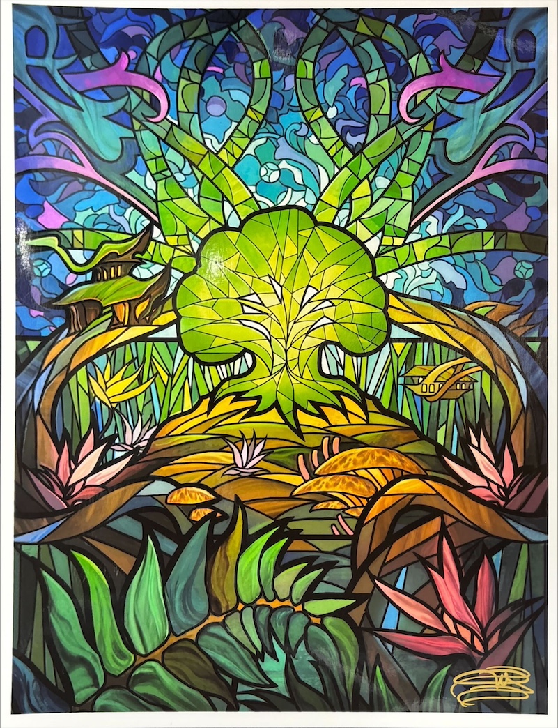 森（サイン入り）（Magali Villeneuve）団結のドミナリアより