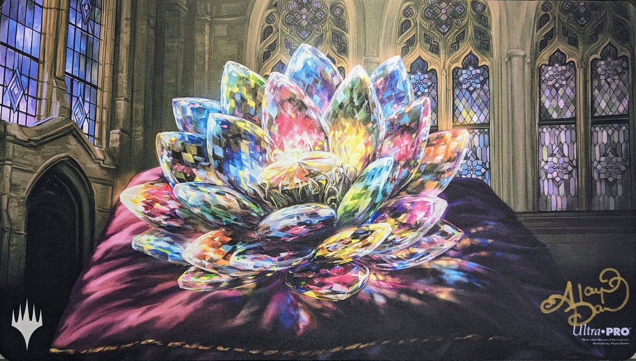 Jeweled Lotus Playmat (Signed)