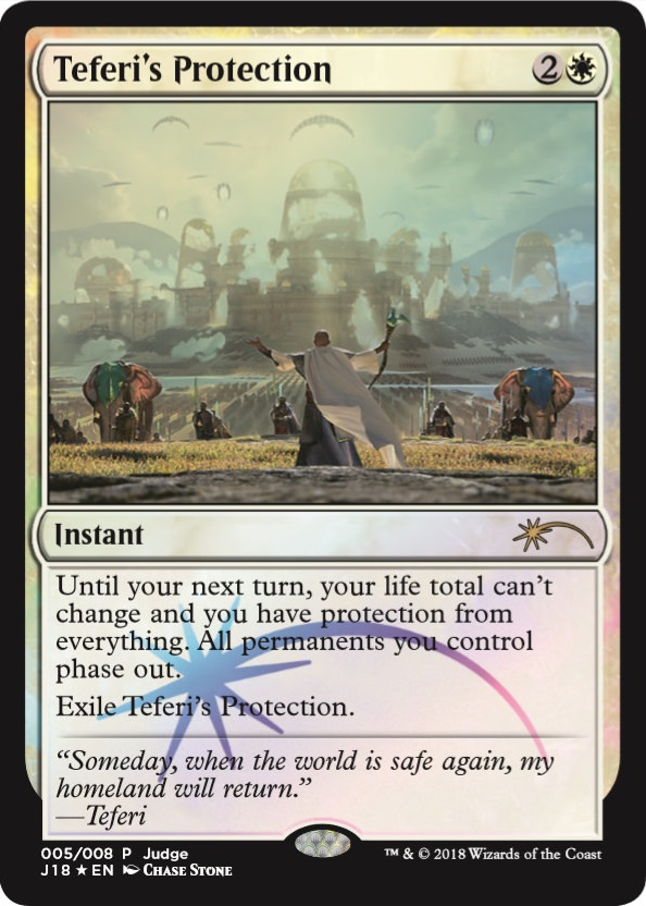 テフェリーの防御/Teferi's Protection》ジャッジFoil
