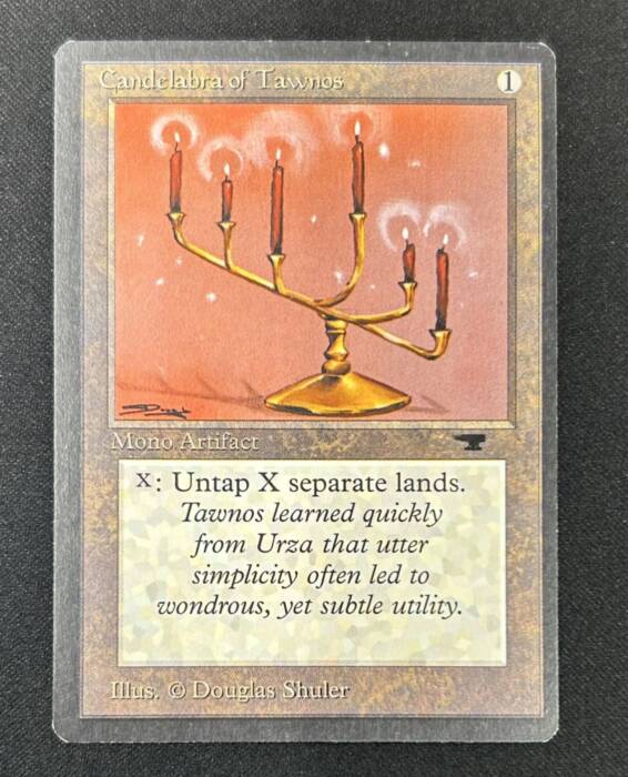Candelabra of Tawnos MTG プレイマット サイン入り MTG専門店|東京MTG】MTGカード・アート通販サイト