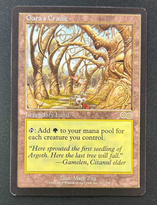 C*a様 ガイアの揺籃の地　Gaea's Cradle 日本語版1枚　MTG 買取相場】-MtG-(英)【Foil】ガイアの揺籃の地 / Gaea's Cradle【PRM