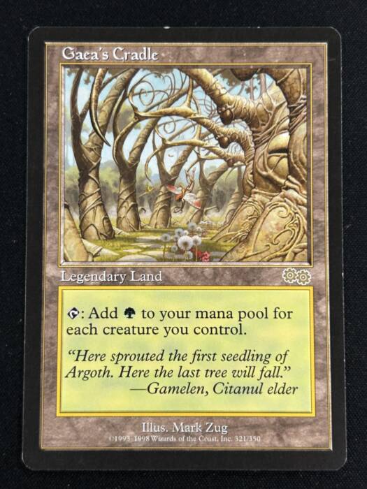 《ガイアの揺籃の地/Gaea's Cradle》 [USG] (35491)