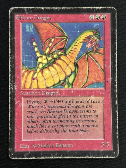 《シヴ山のドラゴン/Shivan Dragon》 [LEB] (47037)