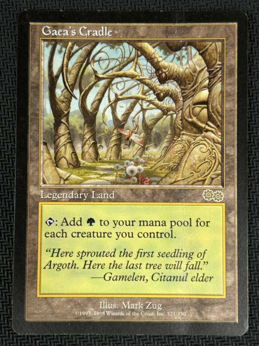 《ガイアの揺籃の地/Gaea's Cradle》 [USG] (61851)