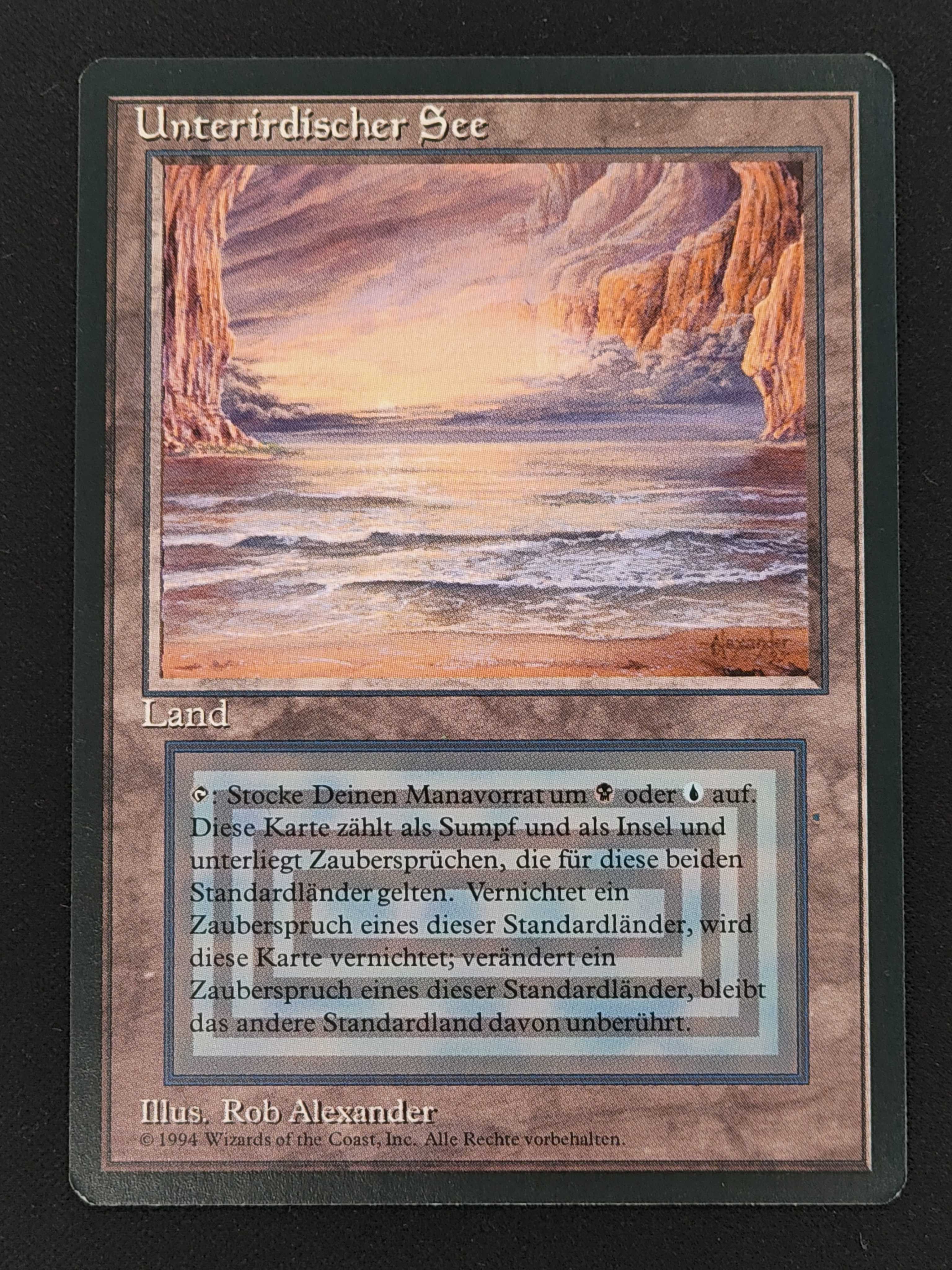 D*1様 MTG underground sea アートキャンパス　超希少品デュ MTG専門店|東京MTG】MTGカード・アート通販サイト