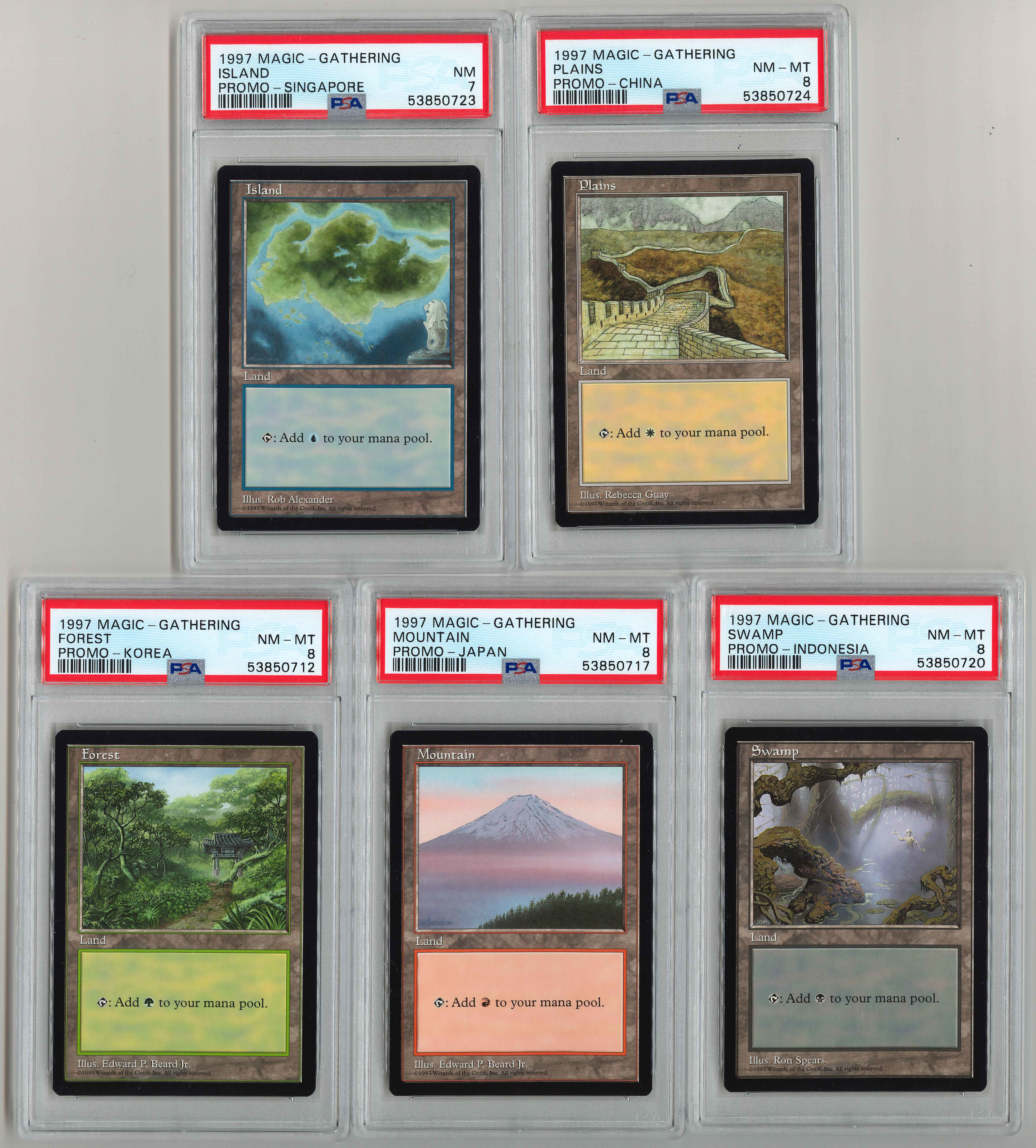 Asia Pacific Lands Set [Clear Pack]（鑑定済み）