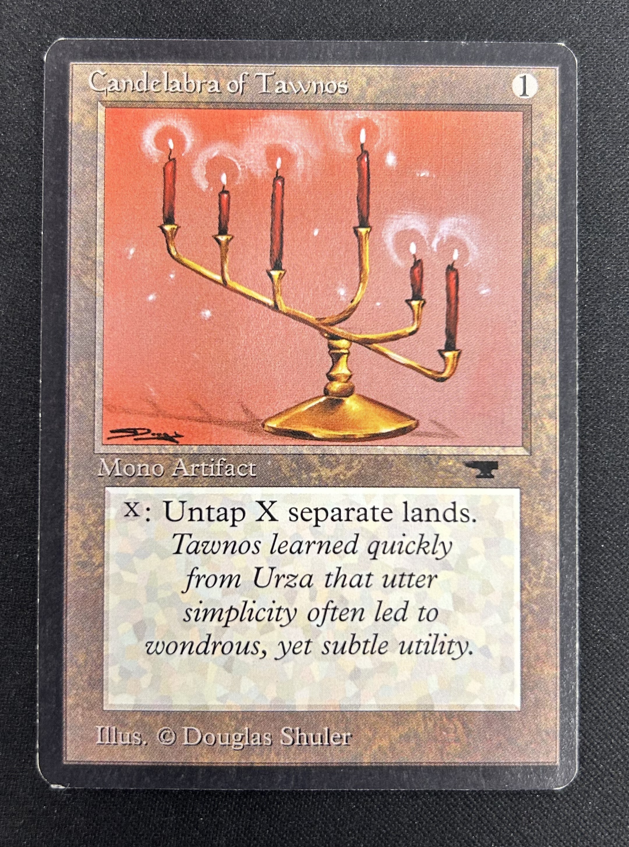 Candelabra of Tawnos MTG プレイマット サイン入り MTG専門店|東京MTG】MTGカード・アート通販サイト