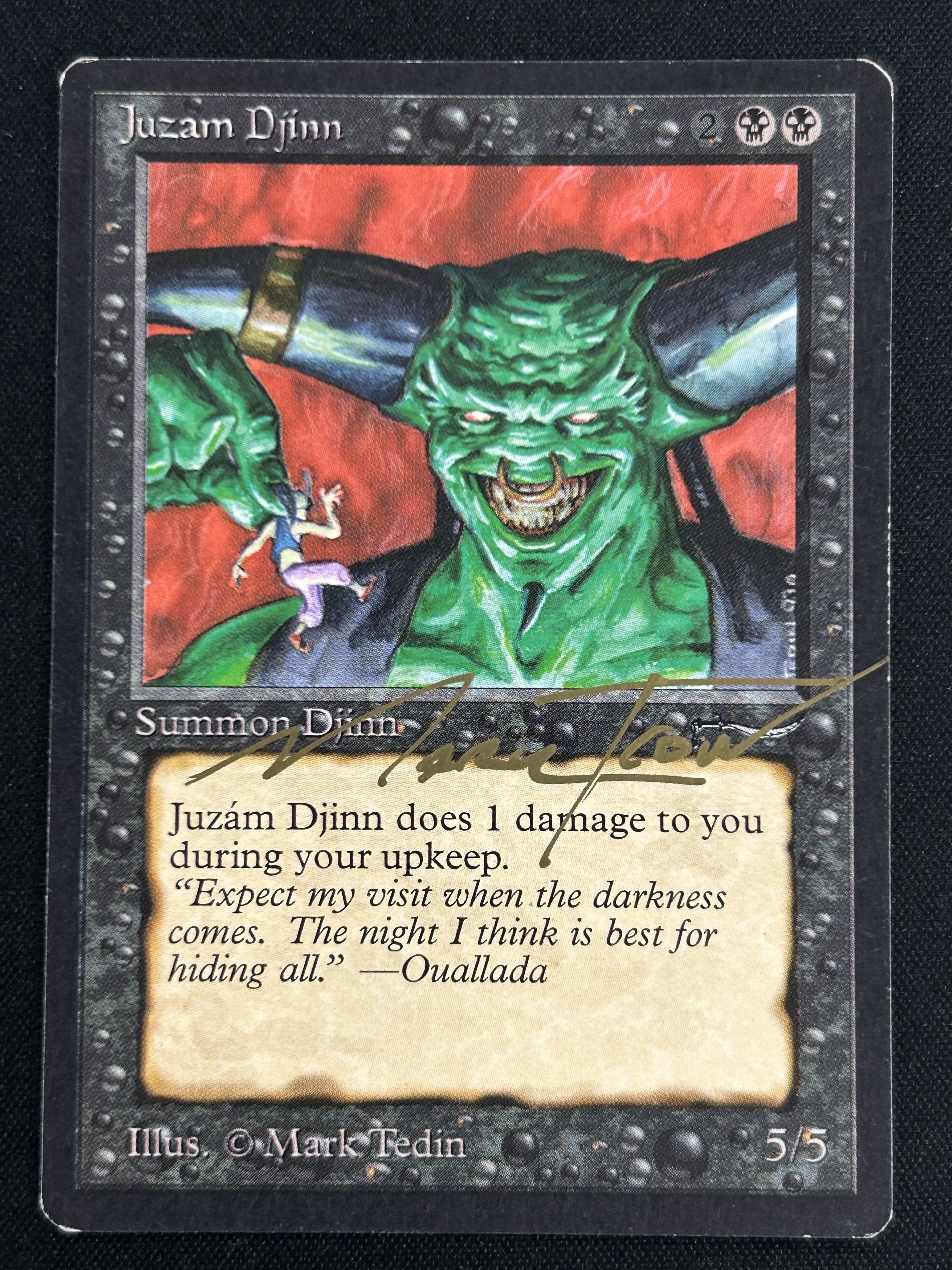 大判カード　Juzam Djinn MTG オーバーサイズ MTG専門店|東京MTG】MTGカード・アート通販サイト