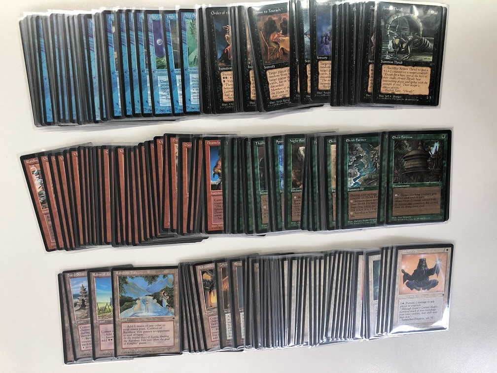Fallen Empires Complete Set (Condition: Mixed Regular & Played)