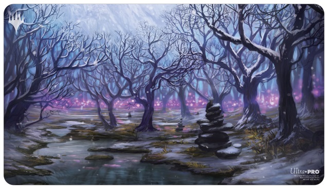 Snow-Covered Swamp Playmat (Signed)