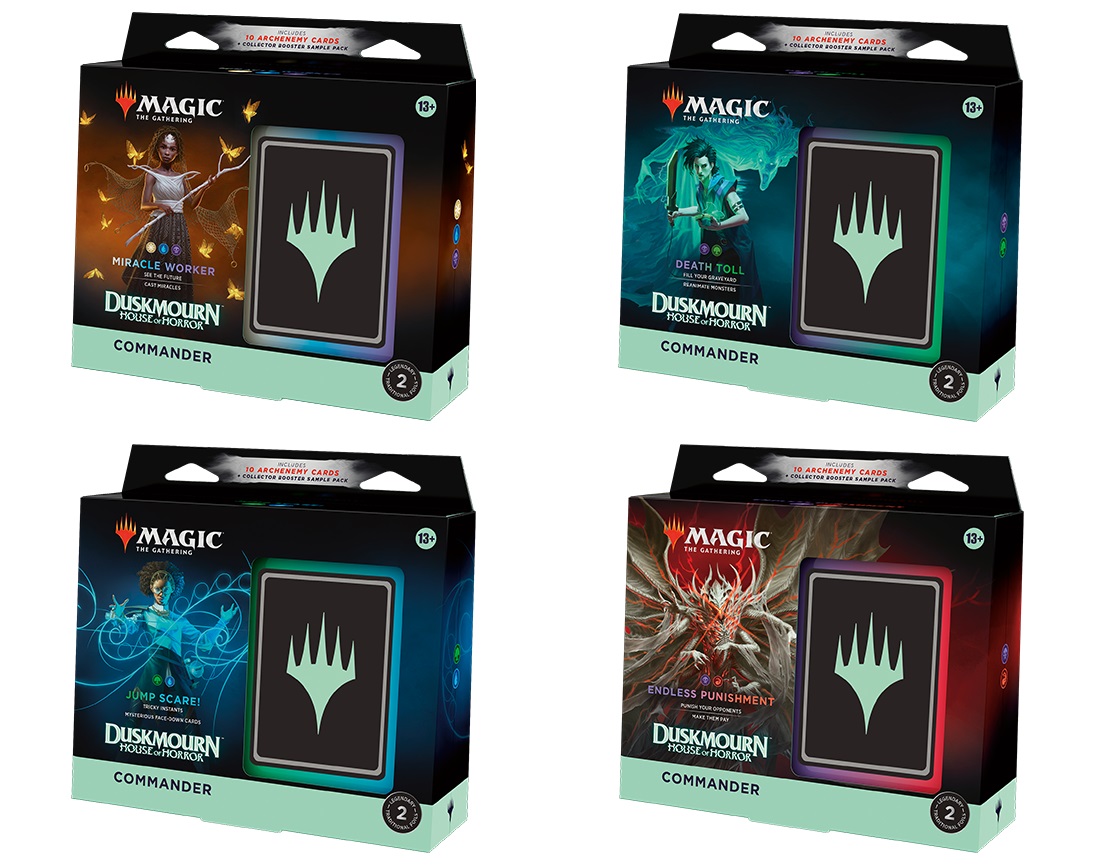 Commander Decks: Duskmourn: House of Horror (Set of 4)