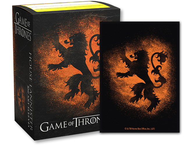 Dragon Shield: Game of Thrones House Lannister Sleeves (100 ct.)